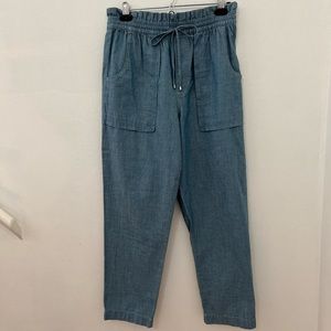 Lauren Ralph Lauren BNWT Tie Paperbag 100% Cotton Pants